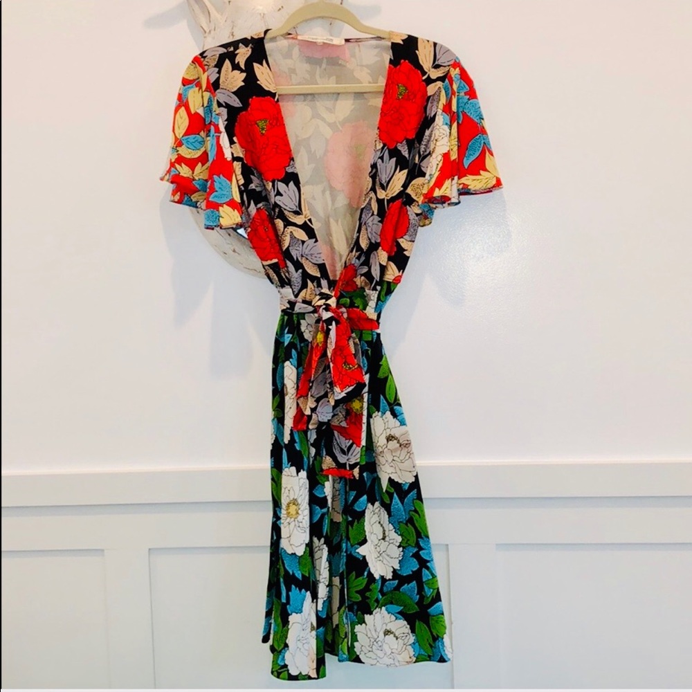 Floral Wrap Dress
